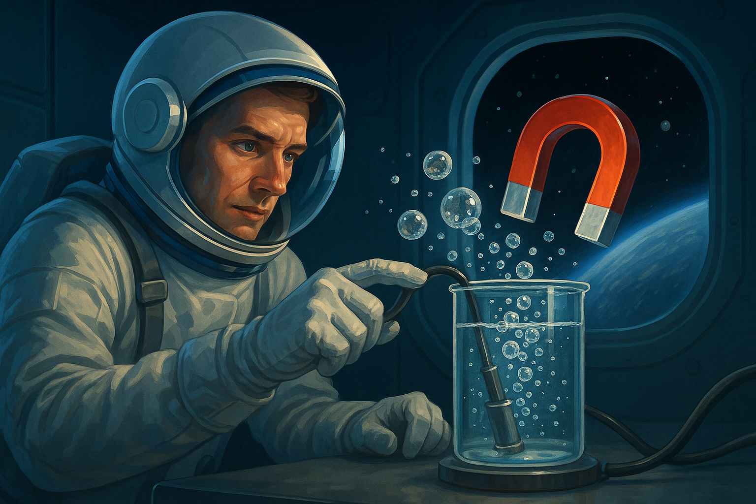 Making oxygen with magnets