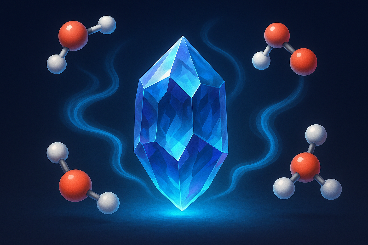 oxygen breathing crystal