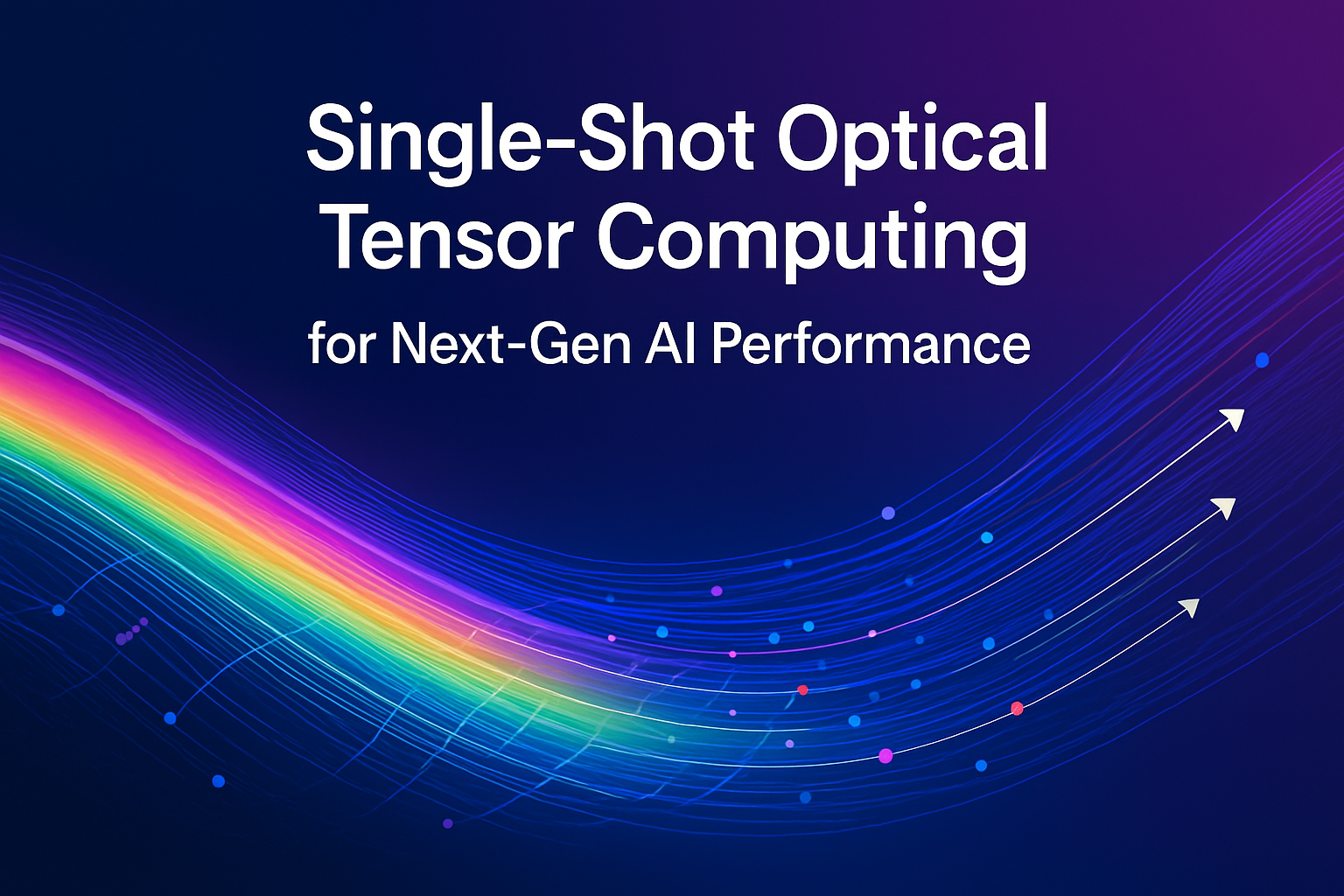 single-shot optical tensor computing